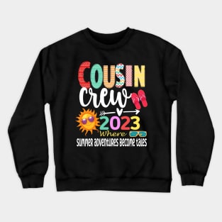 Cousin Crew 2023 Summer Vacation Beach Family Trip Matching Crewneck Sweatshirt